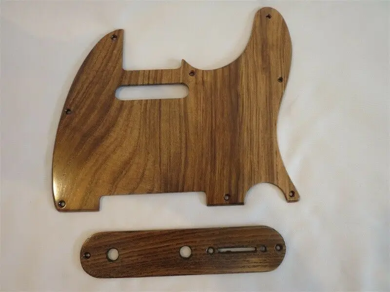 Telecaster Guitar Pickguard wood of Chinese scholartree Tele Pickguard Set #4873