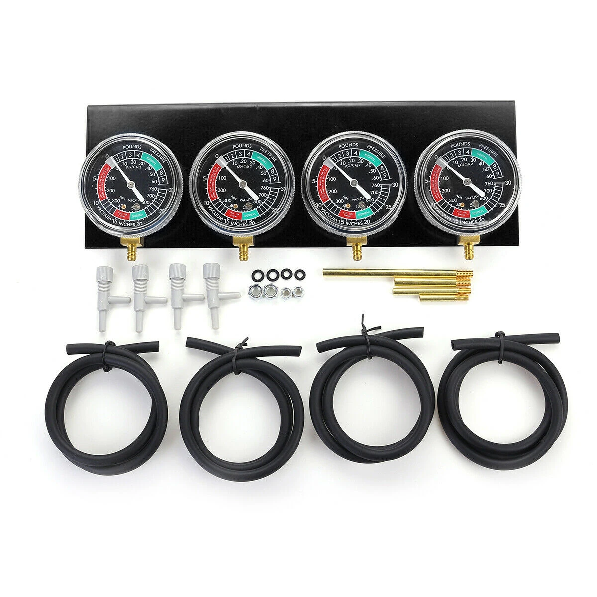 Motorcycle Carburetor Vacuum Balancer Synchronizer Gauge 2/4 Cylinder Kit Gauge 2/4-Carb Set For Motorcycle Carb Sync