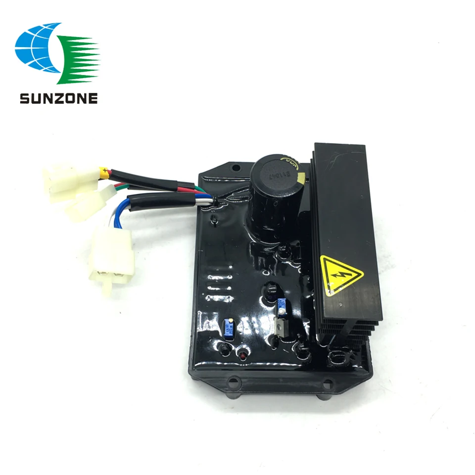 Single Phase AVR KT245 For 10KW Generator Parts Automatic Voltage Regulator 8 Wires 3 Plugs KT245-1B