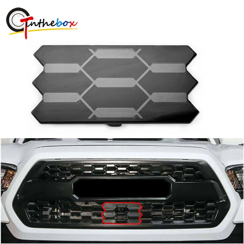

Gtinthebox 1PC Black Radiator Sensor Cover Car Front Grill Garnish Sensor Cover 53141-35060 For 2018-2019 Toyota Tacoma TRD PRO