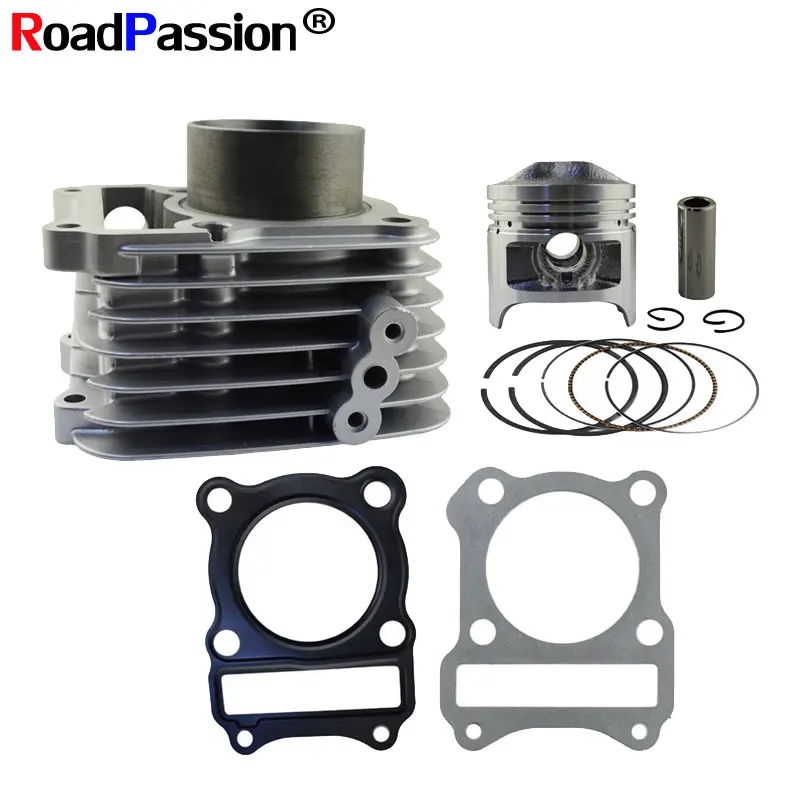 Motorcycle Accessories Engine Parts Cylinder + Piston + Rings Base Gasket Kit 57mm (Cylinder Diameter) For SUZUKI GS125 GS 125