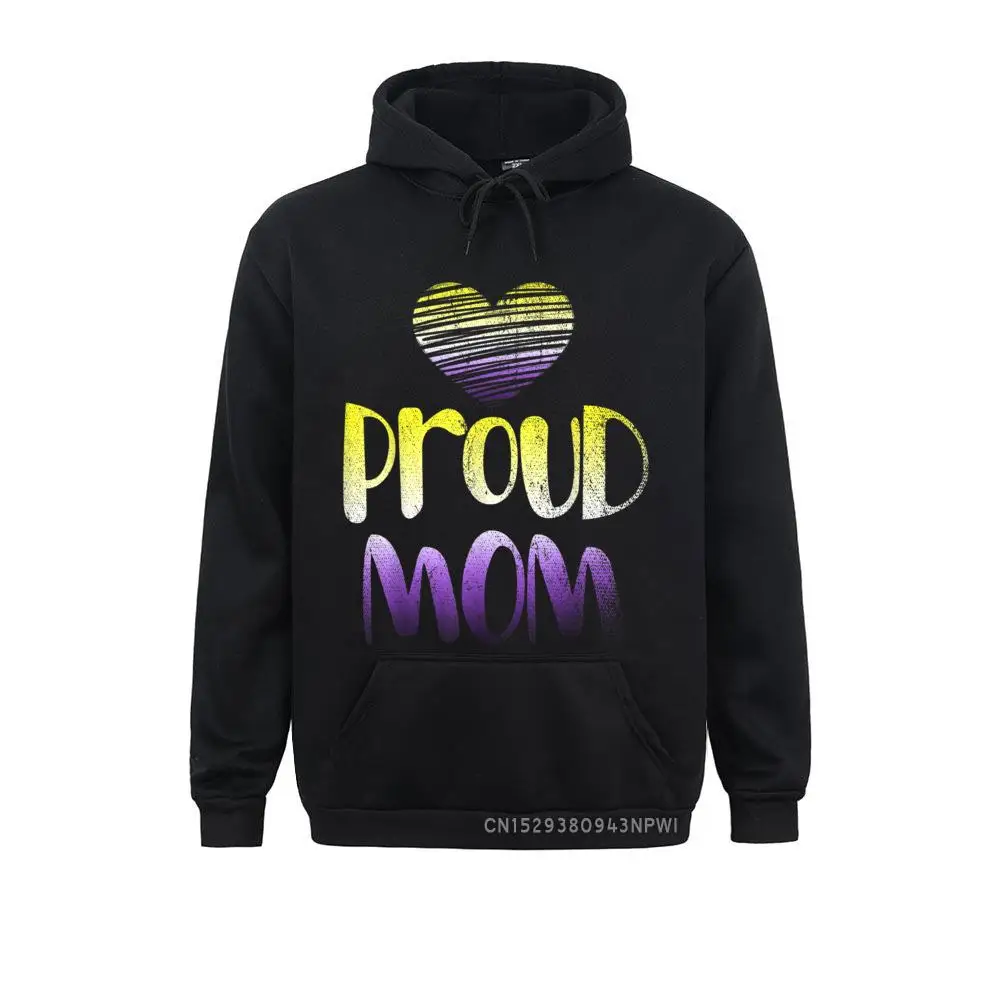 

Agender Proud Mom Mothers Day Gift LGBT Pride Non Binary Pullover Graphic Custom Hoodies Sweatshirts For Women Design Clothes