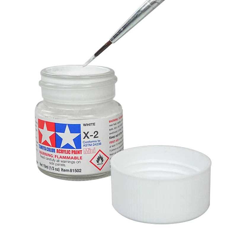 10ml Tamiya Water-Soluble Acrylic Paints X25-X35 Gross Colors Pigment DIY Military Tank Ship Plane Soldier Model Building Tool
