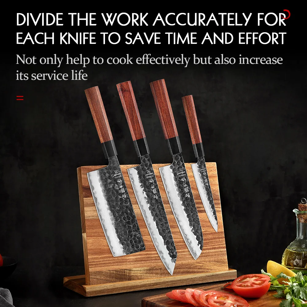 Imagem -05 - Hezhen-conjunto de Facas de Cozinha de Utilitário Chef Camadas Composto Santoku Nakiri Acessórios de Cozinha 45 Pcs Aço Inoxidável