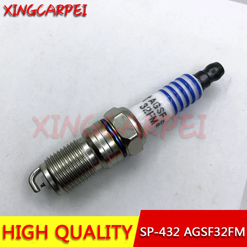 4pcs FINEWIRE PLATINUM SPARK PLUG For FORD EXPEDITION EXPLORER ESCAPE 3.0 2003 - 2008 For MAZDA TRIBUTE 3.0