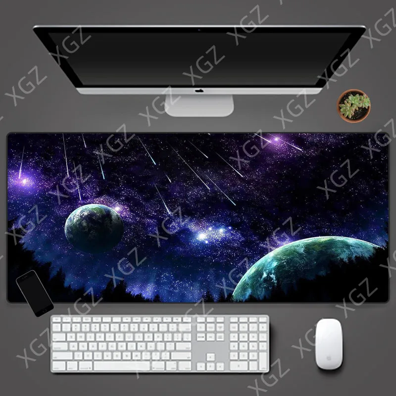 Yuzuoanxl Night Sterrenhemel Spel Muismat Grote Game Player Toetsenbord Desktop Pad Perifere Accessoires Huishoudelijke Grote Game Pad