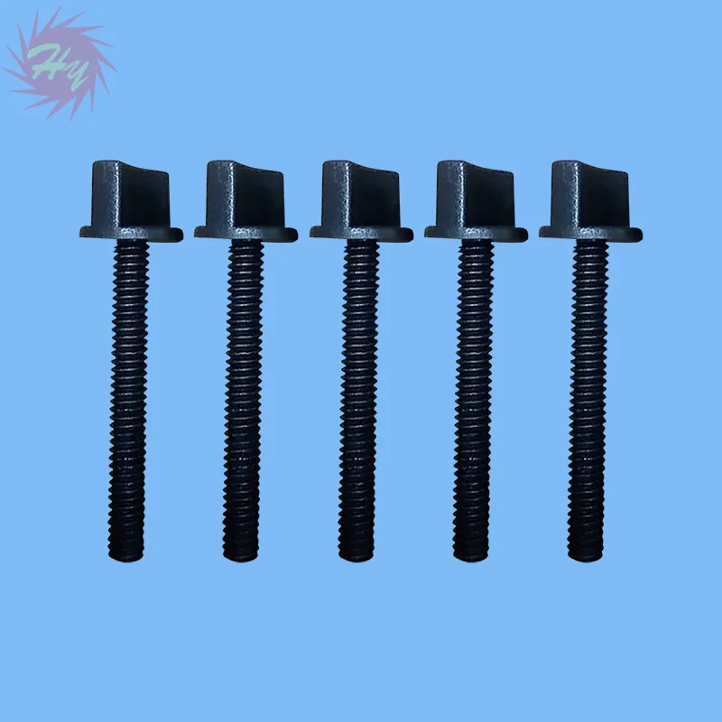 10 Pcs D6 MM Threaded Nylon Thumb Screws Bolt Screws Hand Screws (2 Inch) For RC Accessory DIY RC Replancement Parts