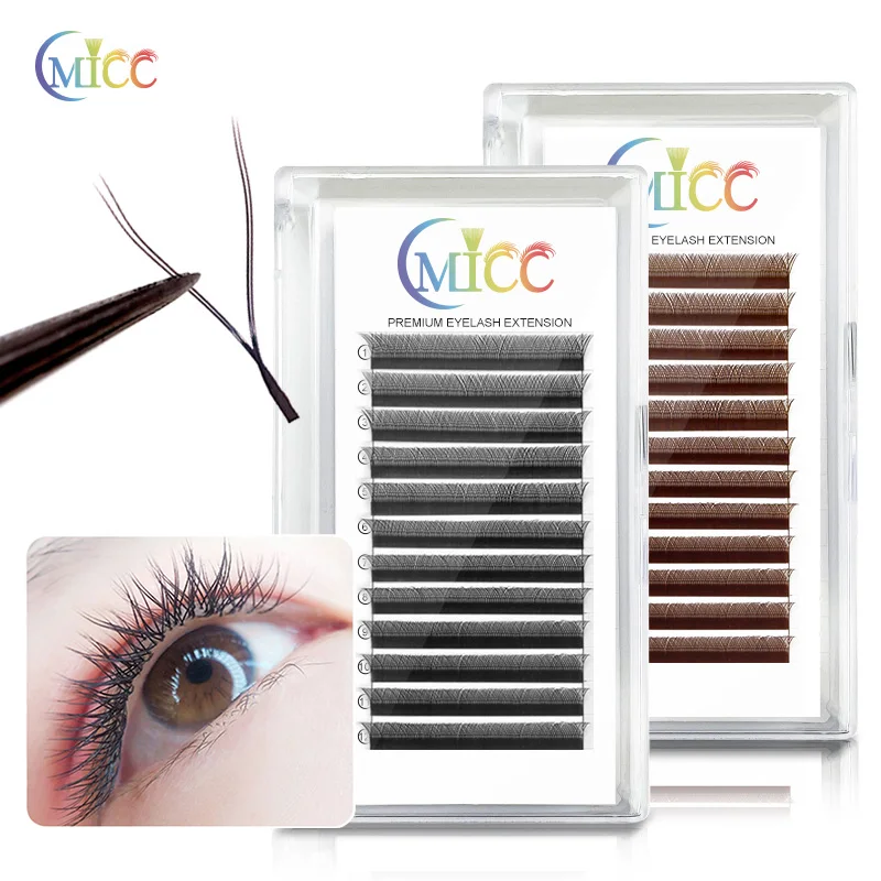 Individual New Arrival Yy Shape Natural And Soft Lashes y-Type Eyelash Extensions