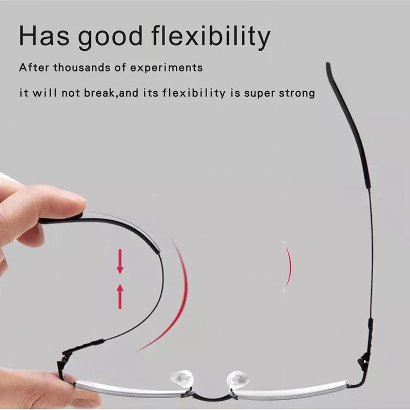 Sightto Progressive Glasses With Multifocal Lens Bifocal Reading Glasse Anti Blue Prescription Glasses Titanium Eyeglasses Frame