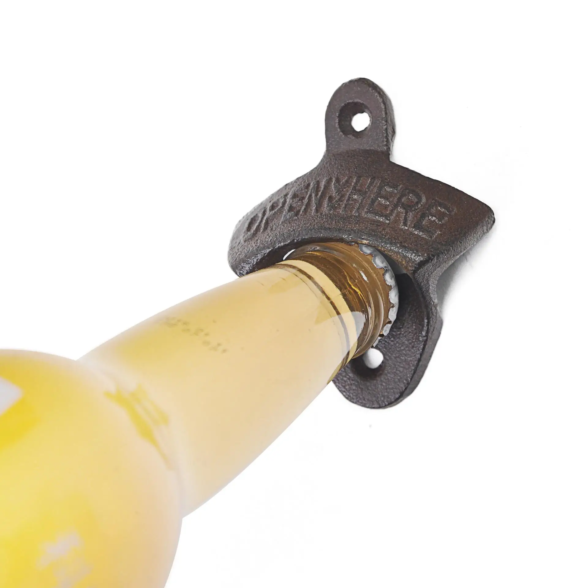 Dobeli Vintage Cast Iron Retro Wall-mounted Beer bottle Opener Soda  Wall hanging Opener Bar Drinking kitchen tool
