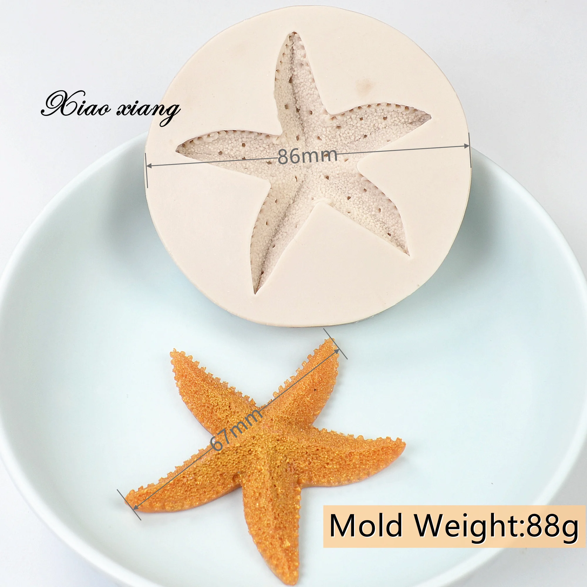 3D Starfish Silicone Cake Molds For Baking Fondant Chocolate Cake Decorating Tools DIY Handmade Clay Resin Soap Baking Moulds