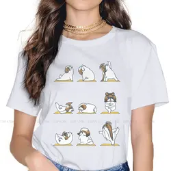 Yoga Other Women T Shirt Shih Tzu Female Tops 5XL Graphic Funny Tees Ladies Oversized Tshirt