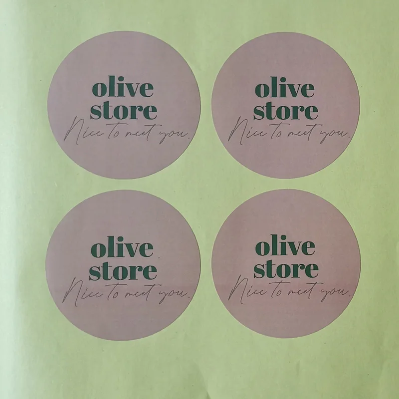 Custom Logo Stickers,Customized Round labels Wedding Birthdays Baptism Design Your Own Stickers Personalize adhesive