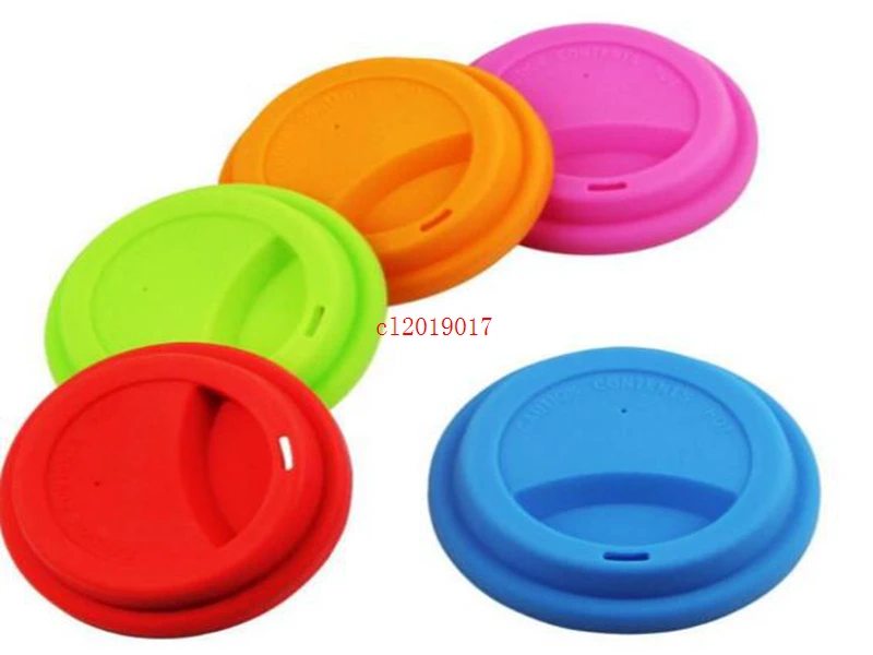 

9cm Silicone Cup Lids Anti Dust Spill Proof Food Grade Silicone Replacement Coffee Mug Cover Milk Tea Cup Airtight Seal Lids