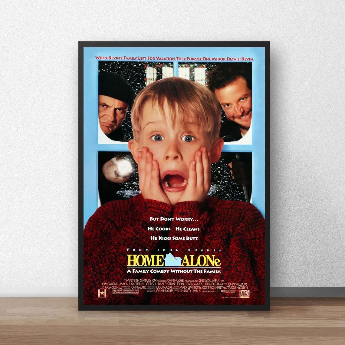 

Home Alone Classic Movie Poster Canvas Art Print Home Decoration Wall Painting ( No Frame )