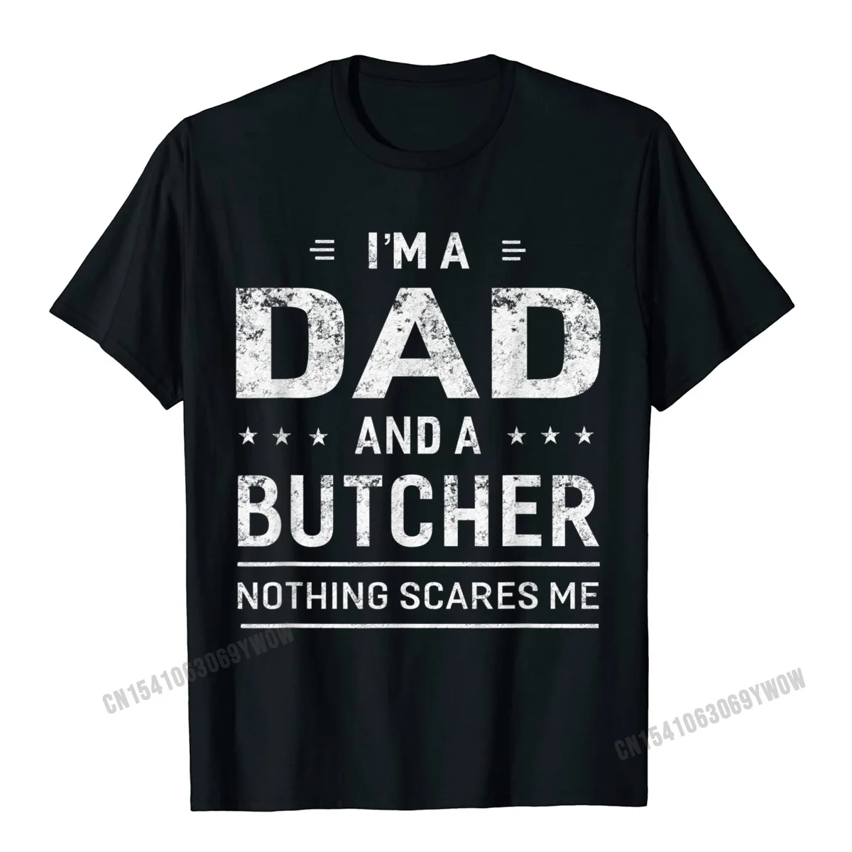 Im A Dad And Butcher T-Shirt For Men Father Funny Gift Camisas Men Wholesale Men Tshirts Cotton Tops Tees Comfortable