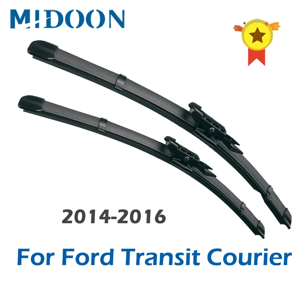 MIDOON Wiper Blades for Ford Transit Courier Fit Pinch Tab Arms 2014 2015 2016