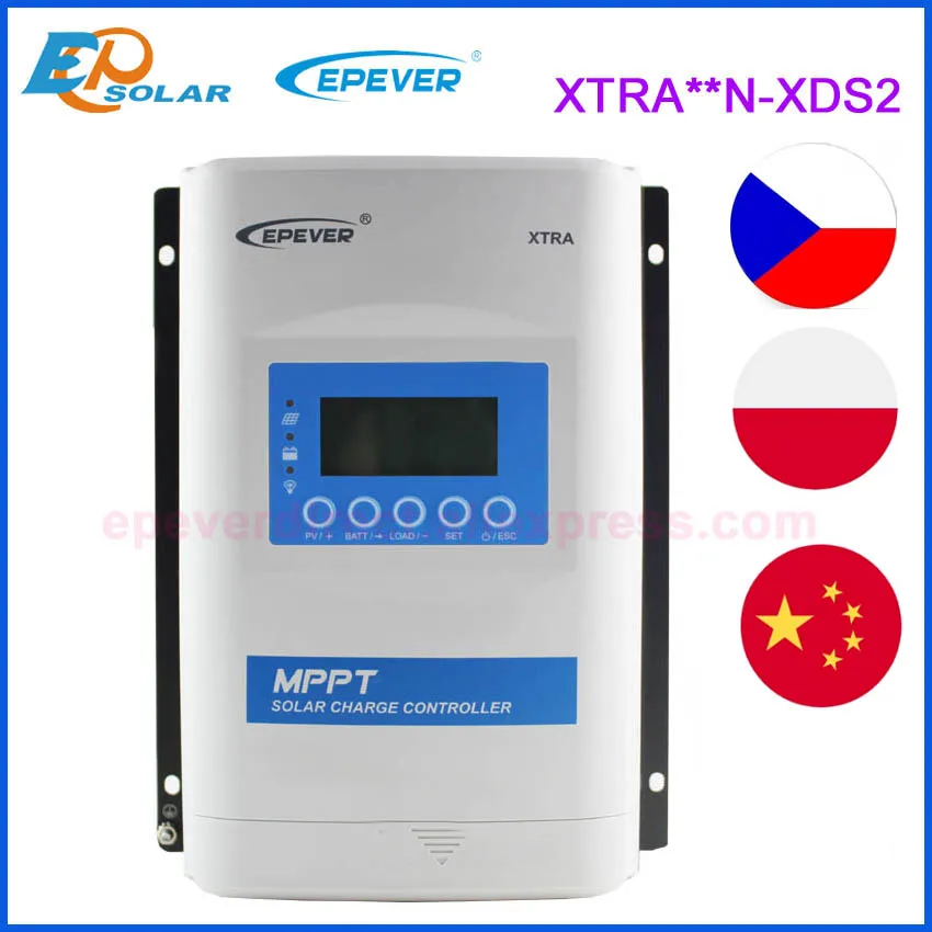 EPever XTRA series solar Charge Controller 20A 30A 40A LCD Solar Regulator 12V 24V 48v Auto Tracer1210N 2210N 3415N 4415N TOP