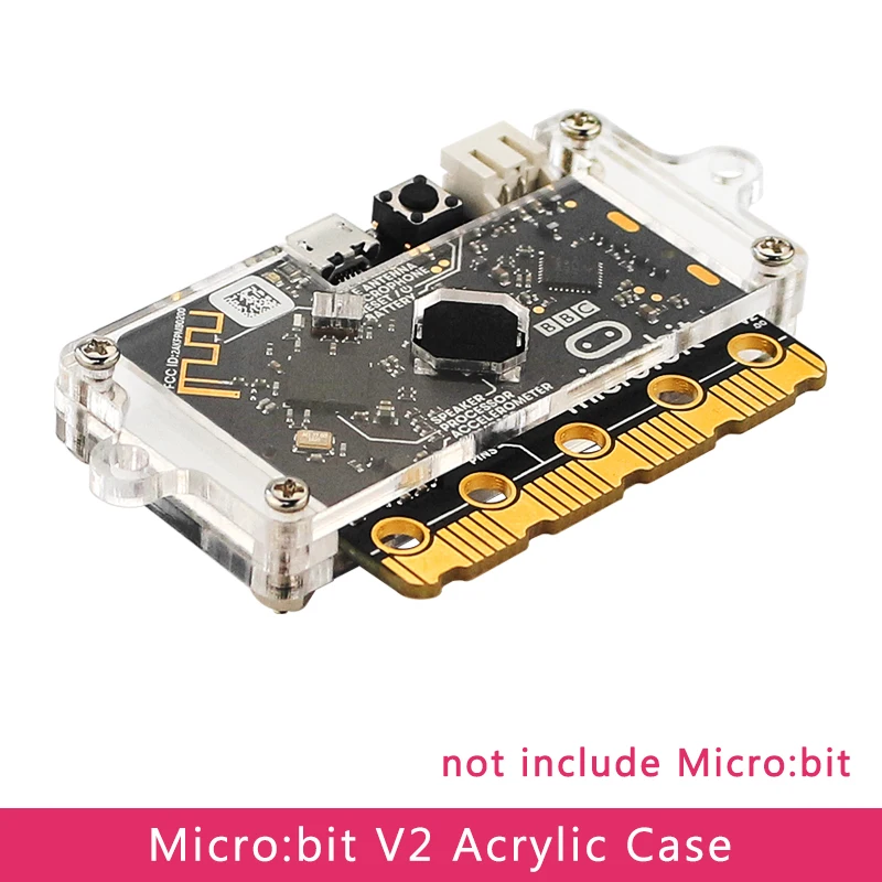 Micro:bit V2 Acrylic Case Clear Transparent Shell for BBC Micro:bit V2