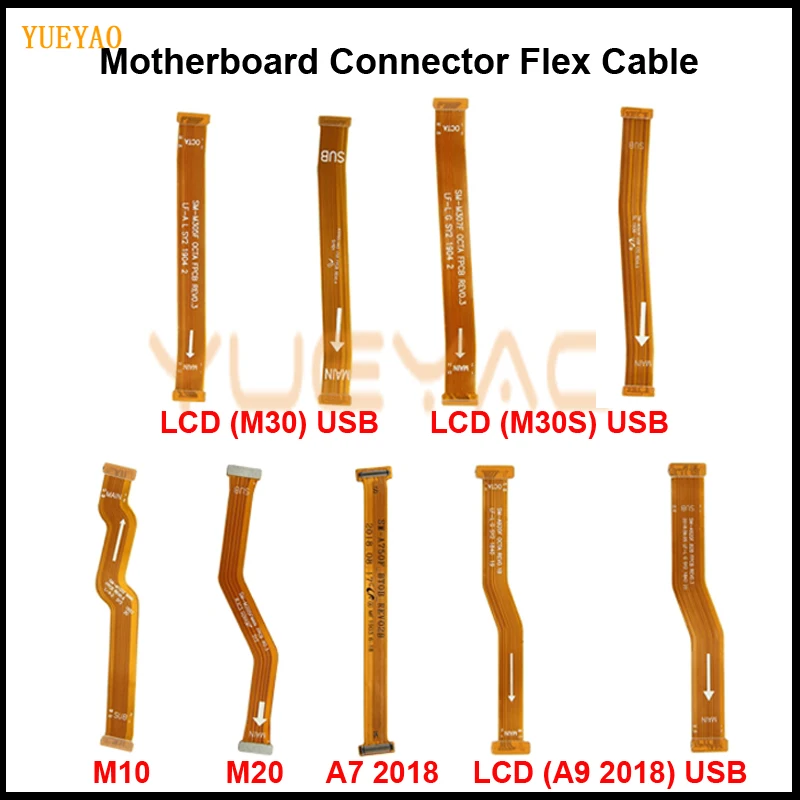 Main Board Motherboard LCD Connector Flex Cable For Samsung Galaxy M30s M30 M20 M10 A9 A7 2018 M307 M305 M205 M105 A750 A920