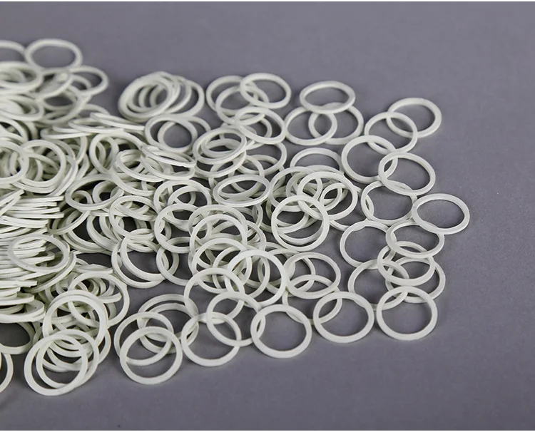 13*0,9mm Weiß Büro Gummi Ring Gummibänder Starke Elastische Bands Schreibwaren Halter Band Schleife Schule Büro Liefert