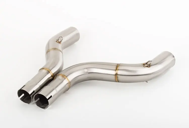 990 Slip On For KTM 990 Adventure RS 2006-2012 Motorcycle Mufferl Exhasut For 990 ADV R/S Middle Link Pipe Escape Muffler