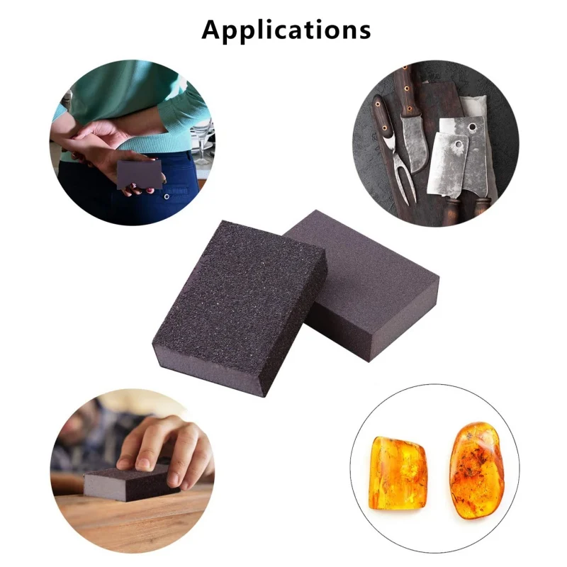 Sponge Sand Block Polishing Wood Furniture Jade Wenwan Metal Derusting Polishing Sandpaper Abrasive Block