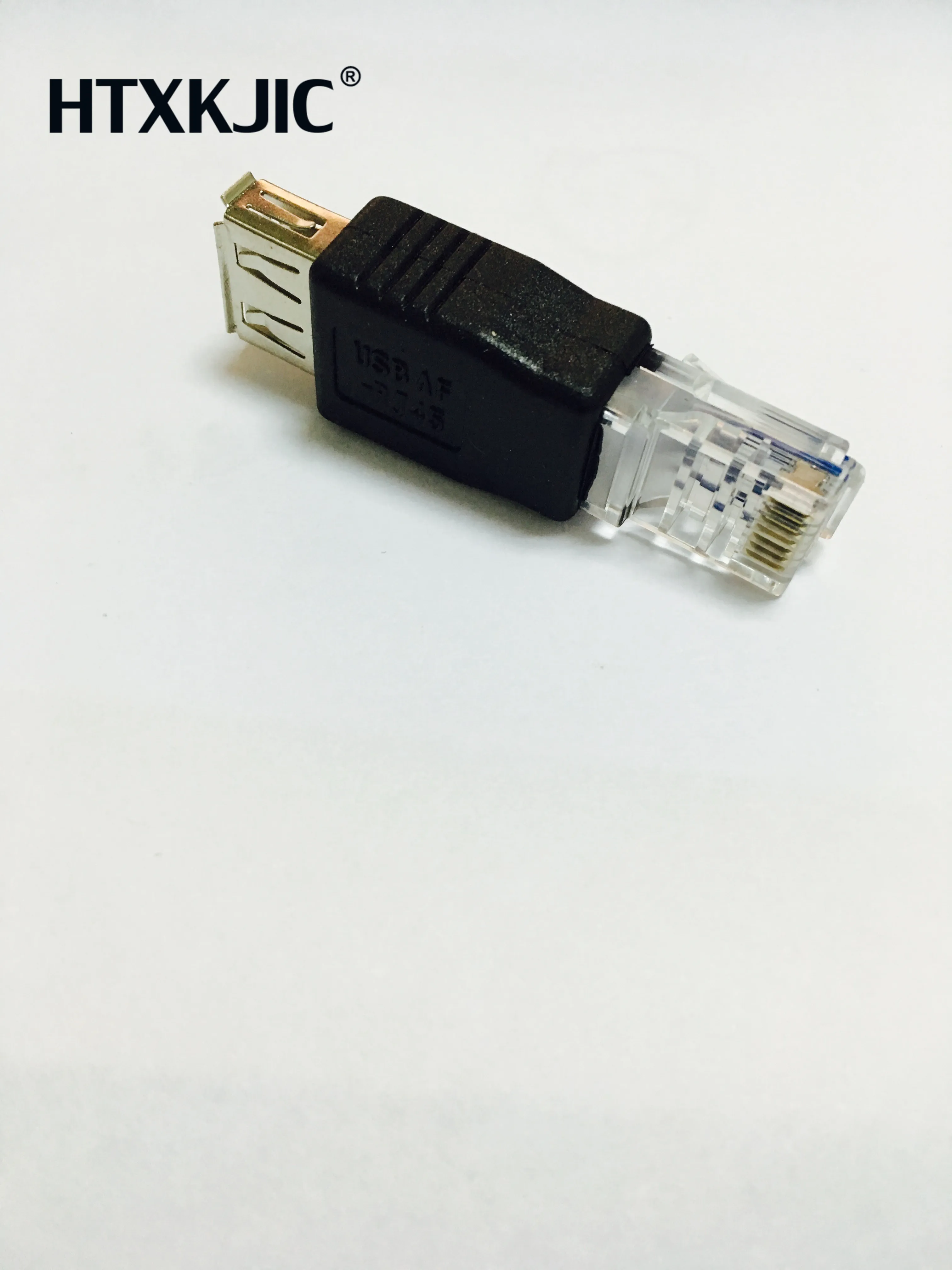 1PCS  USB Type A Female to Ethernet Internet RJ45 Male Network Converter Adapters Plug Socket