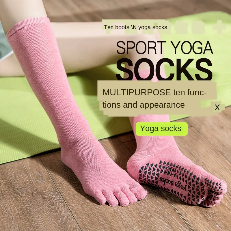 

New Cotton Silicone Non-Slip Yoga Hose Sports Fitness Ballet Pilates Socks