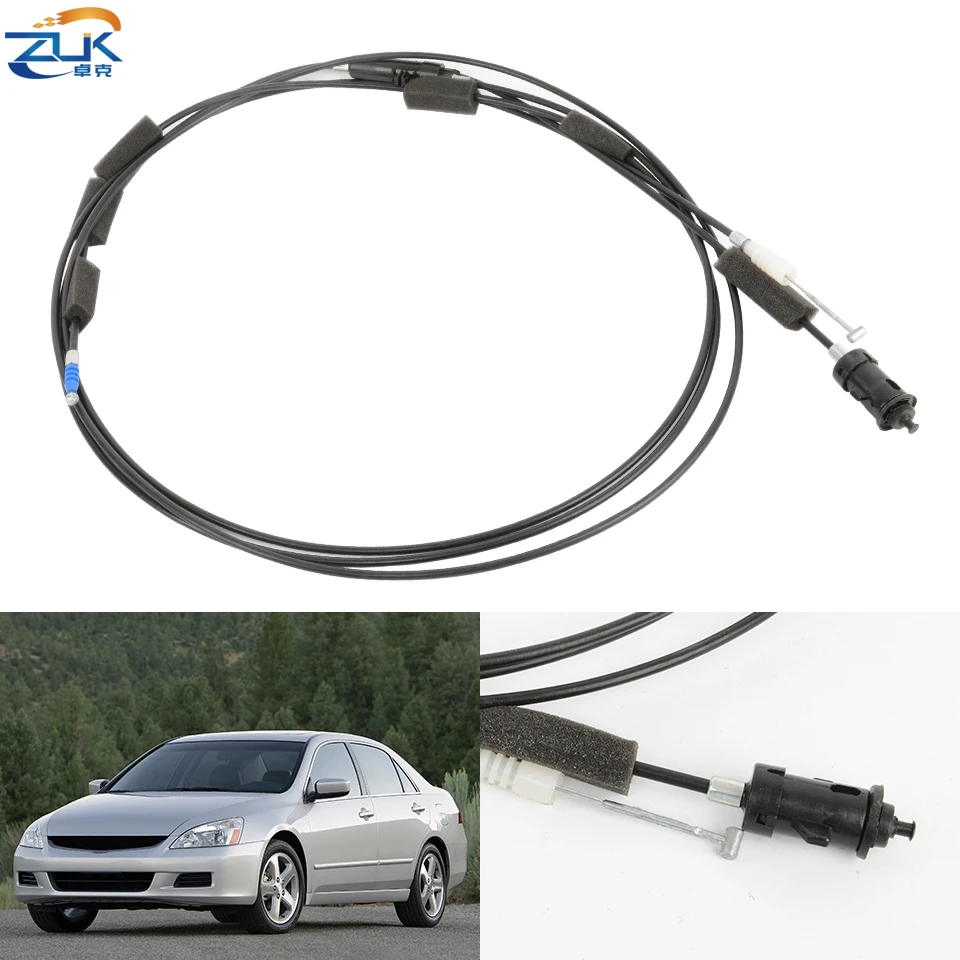 ZUK Truck Lid and Fuel Lid Opener Cable Wire For HONDA ACCORD 2003 2004 2005 2006 2007 CM4 CM5 CM6 LHD Model 74880-SDA-A01