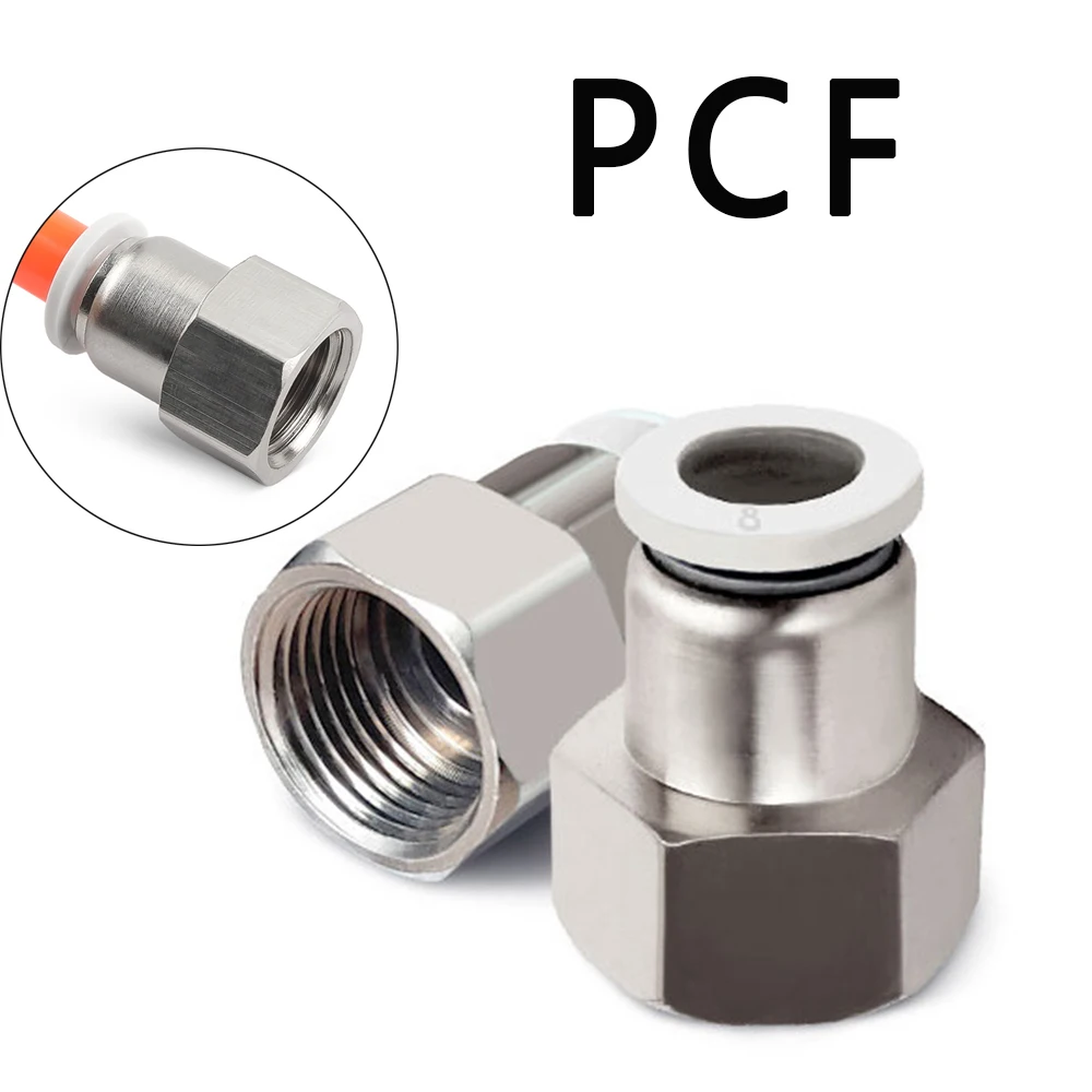 PCF white air pipe joint pneumatic joint hose quick joint 1/8