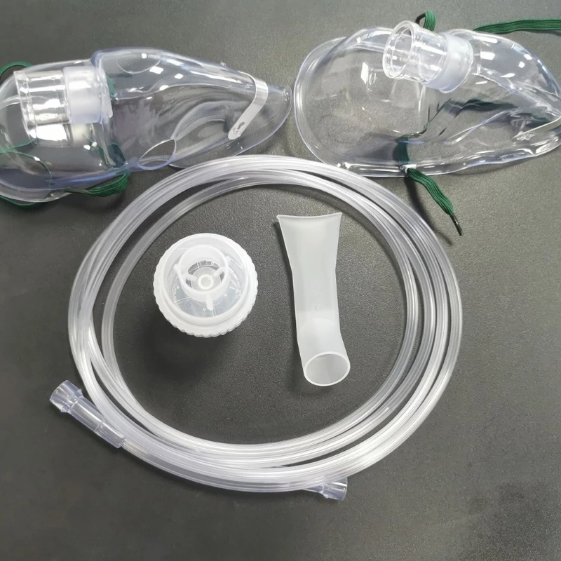 Disposable Non-rebreathing Oxygen Mask High Concentration Oxygen Mask with Adjustable Elastic Strap Universal Connector