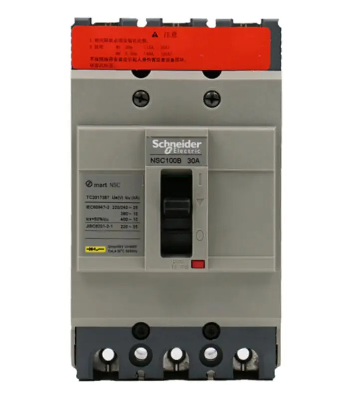 

NSC100B 10kA 30A 3P3T NSC100B3030N 3P | 100A | 30A | 10kA SC plastic case distribution protection circuit breaker