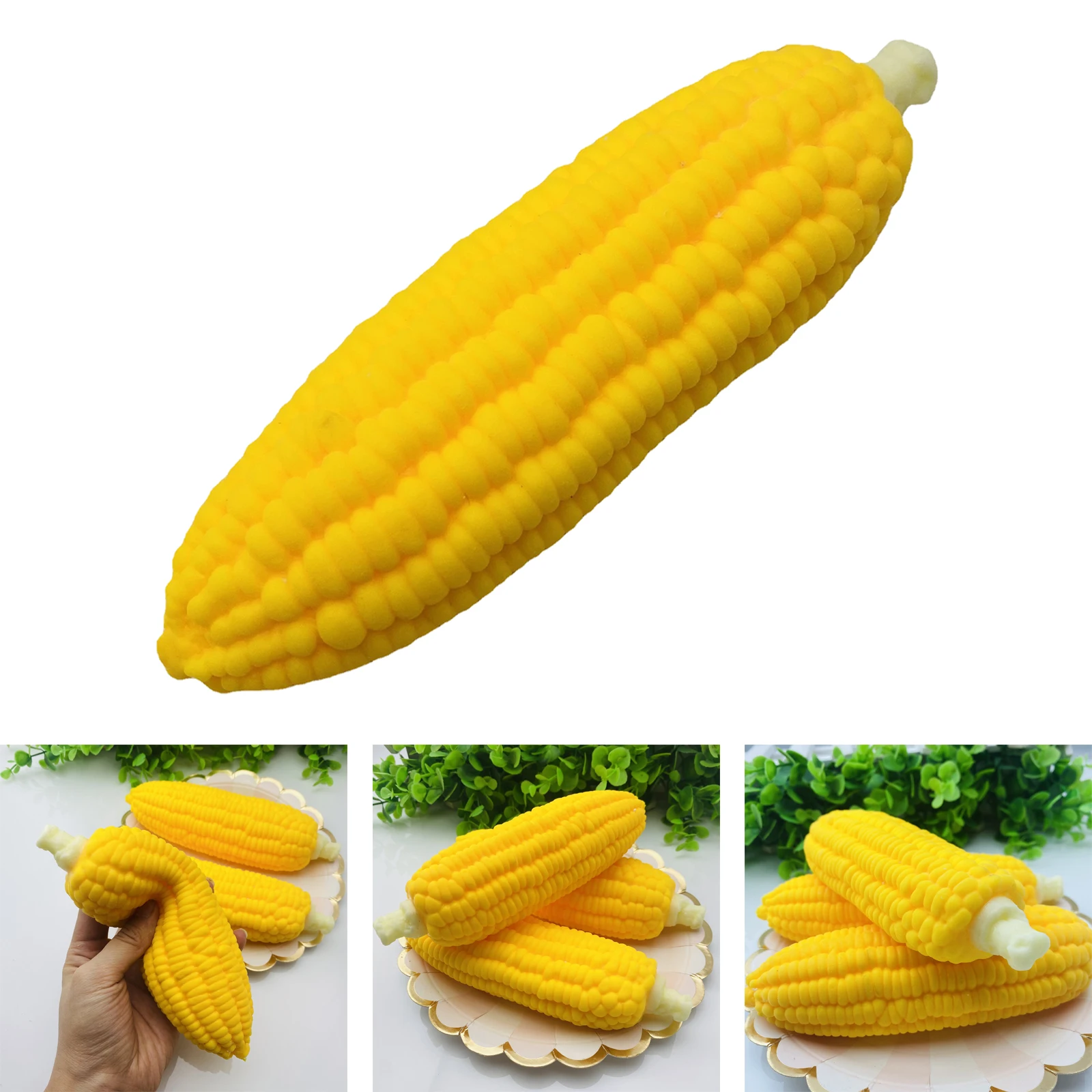 

1Pcs Soft Squishy Cute Corn Antistress Gadget Toys Squeese Relax Fidget Stress Adult Toys Collection Gifts Decorative Props Toys