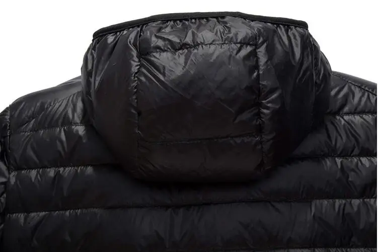 2026 Men's Lightweight Warm Coat, Winter Parkas Jacket Royal Blue Black Gray Red Green Male Light and Thin Coats