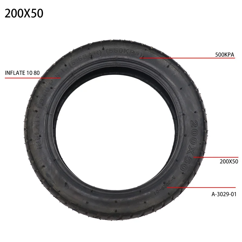 200x50 Outer Tire Pneumatic tire Electric Scooter accessories for Scooter Wheel Chair Truck Trolley Cart Parts