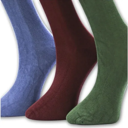 Adabella 6 Pairs Mixed Color Male Bamboo Seamless Socks