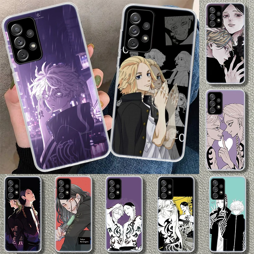 Tokyo Avengers Anime Phone Case for Samsung Galaxy A15 A25 A35 A55 A14 A24 A34 A54 A04S A13 A23 A33 A53 A03S A52 A12 A22 A32 A02