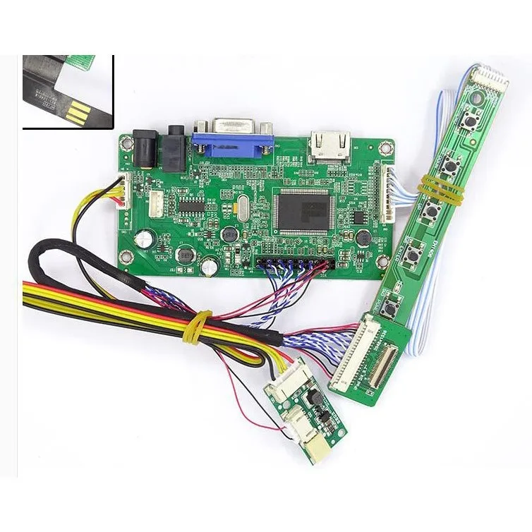 

EDP controller board HDMI-compatible kit for HQ097QX1 LTL097QL01 9.7" 2048x1536 51pins PVGA LCD LED Panel