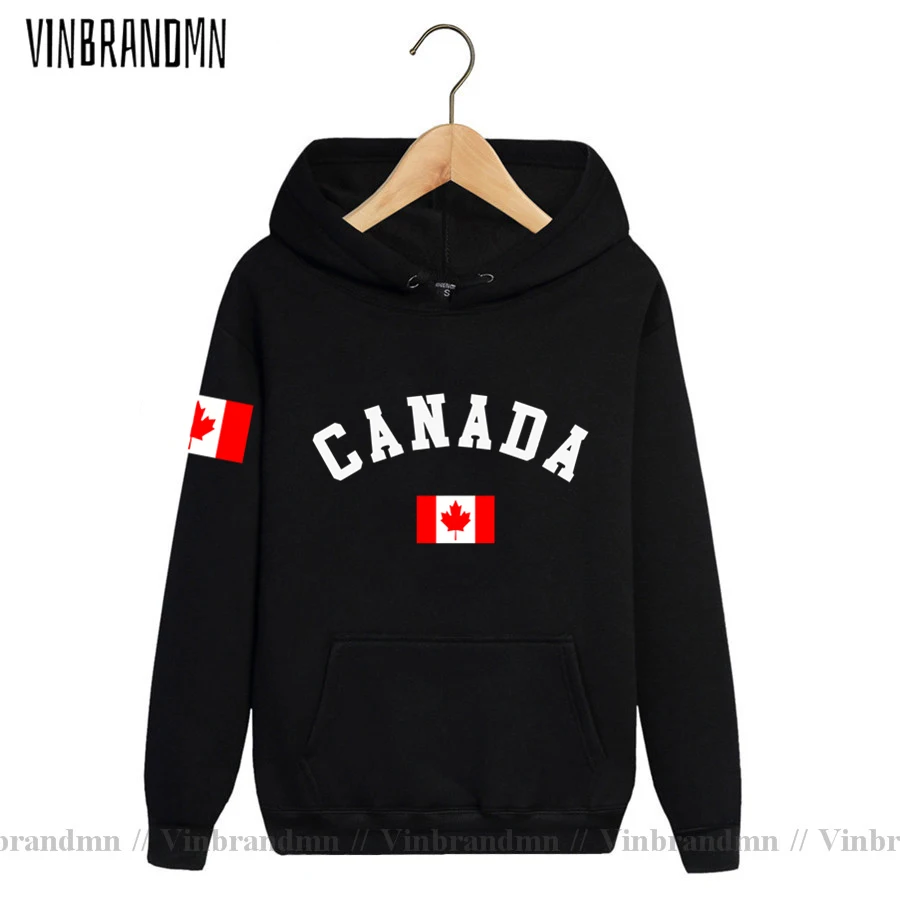 Canada Flag Men Women Sweatshirt Popular High Quality North American Hip Hop Casual Streetwear Hooded Sweatshirt Brand Clothing