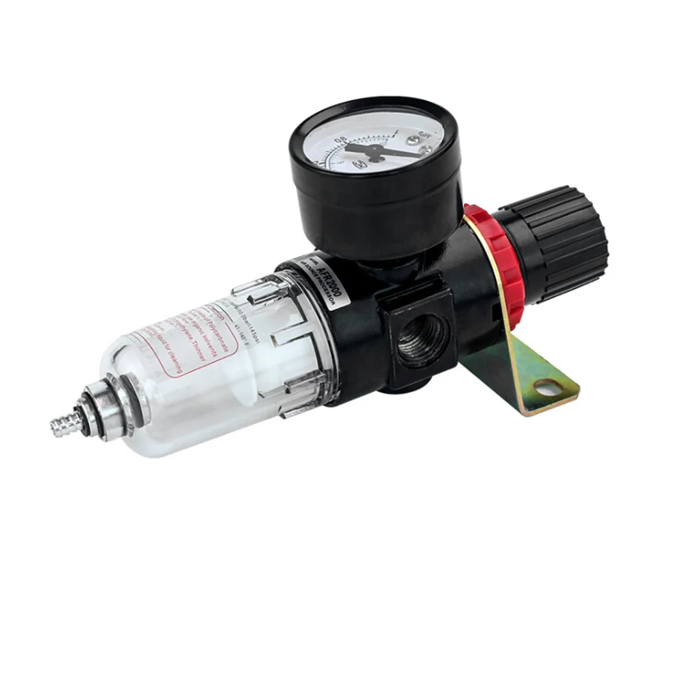 AFR-2000 Air Filter Regulator Compressor & Pressure & Oil water separation Gauge Outfit  AFR2000