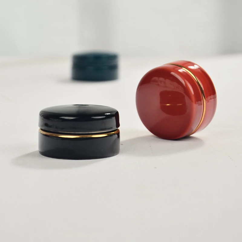 7Ml Keramische Cosmetische Make Jar Potten Vintage Kleur Monster Flessen Eyeshadow Cream Lippenbalsem Container Zalfpotje Lege Blush doos