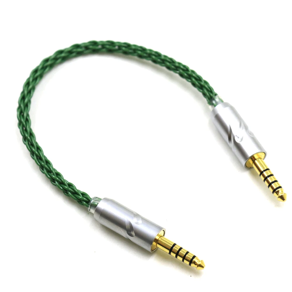 Haldane 26AWGx8 OCC فضي 4.4 كابل محول متوازن ذكر إلى ذكر تسجيل الحمى لمضخم الصوت Eadphone Furutech-Type