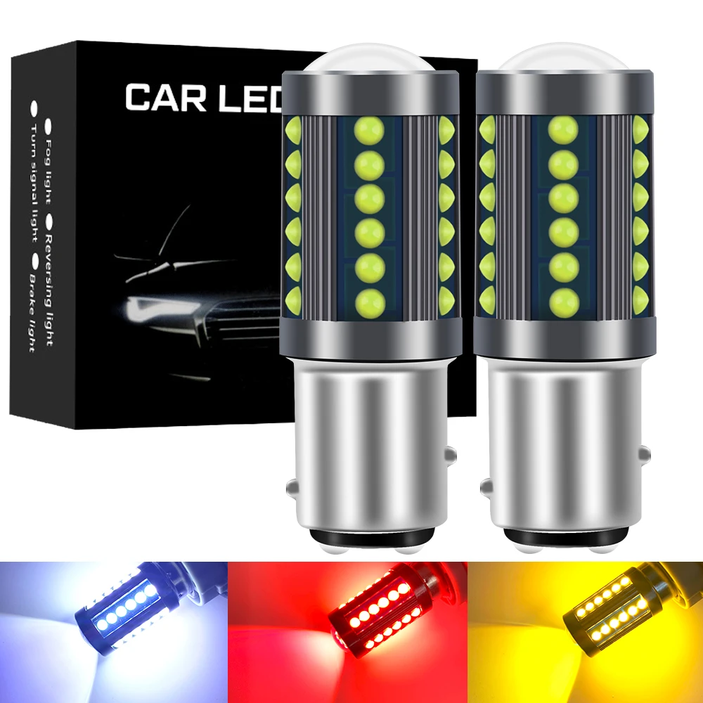 

2x COB 36smd S25 1156 BA15S P21W LED BAY15D P21/5W 1157 BAU15S PY21W lamp led Bulbs For Turn Signal Light Brake Backup Lights