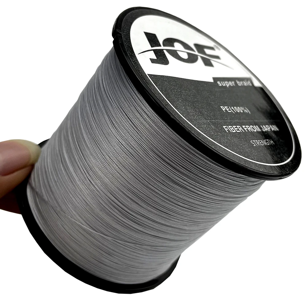 JOF Karpfen-Angelschnur, 8 Stränge/4 Stränge, 500 m/300 m, geflochtene Multifilament-PE-Schnur, Janpan-Material, 10–120 lb – Detail 15