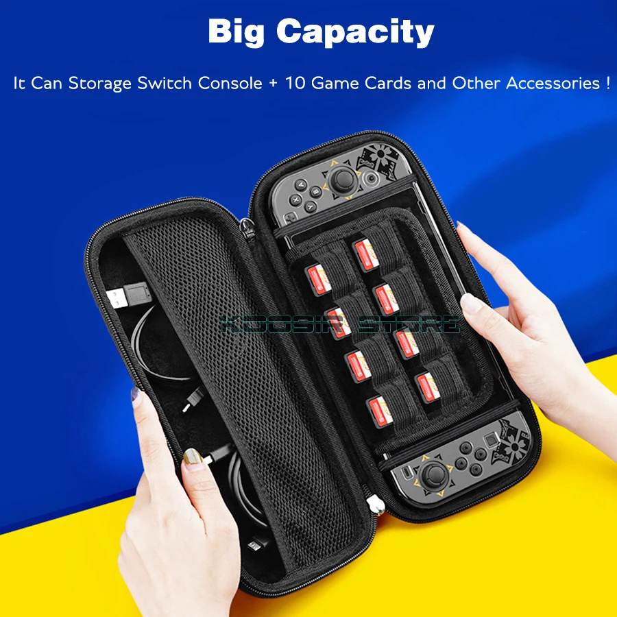 Nintendスイッチアクセサリーeva収納ハードケースコンソールキャリングバッグnitendo nintendoswitchポータブルトラベル · カバースイッチ