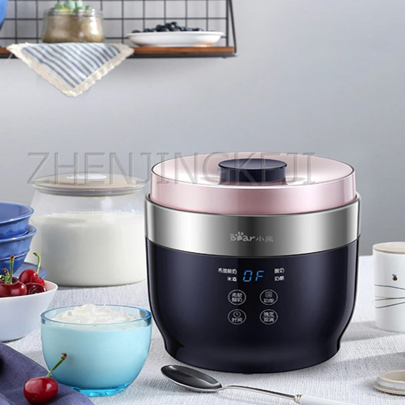 

220V Home Stainless Steel Yogurt Machine Microcomputer Control Multifunctional Kitchen Appliance Yogurt Fermentation Cheese Make