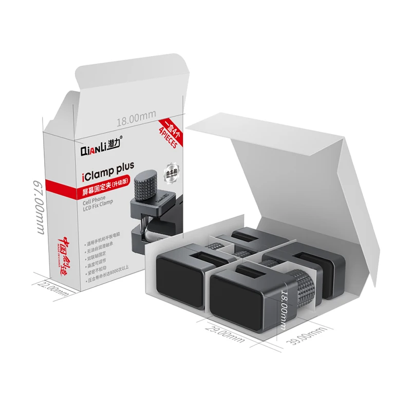 Qianli-Clip de fijación Universal para pantalla LCD, abrazadera de sujeción ajustable para teléfono móvil, tableta, herramientas de reparación de cristal trasero