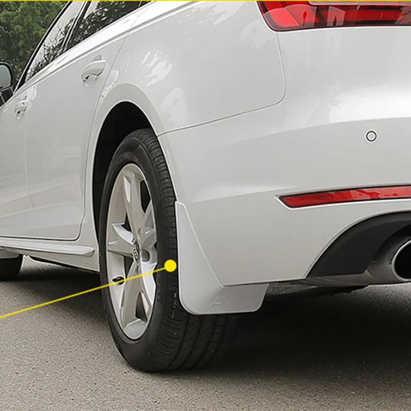 Mud flaps for Audi A4 b6 b7 b8 b9 Mudguards Car Mud flap Splash Guards audi A4 Fenders auto accessories 4PCS