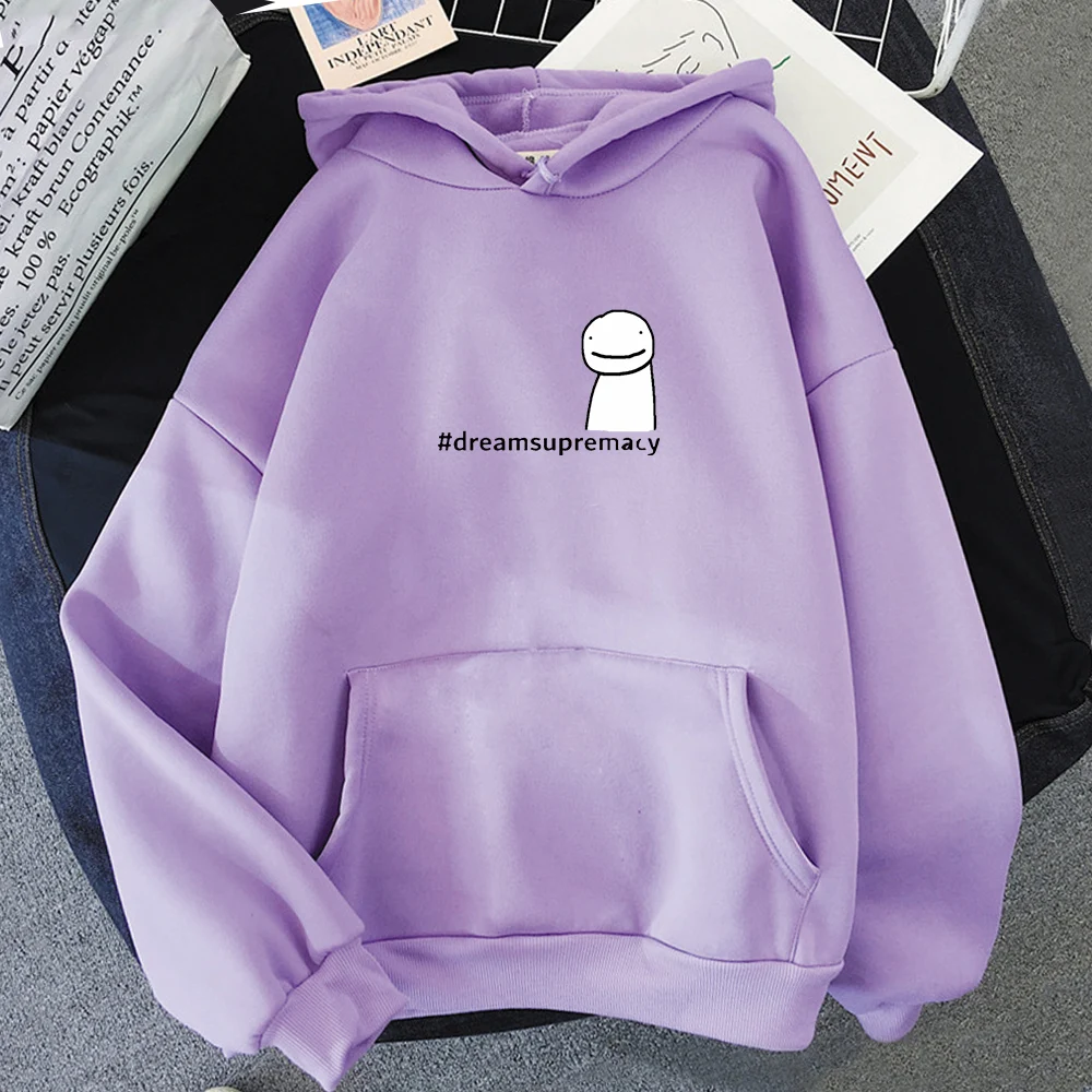 Cute Mens Hoodies Dream merch Men Women Pullovers Sweatshirts Dream SMP Hoodies women aesthetic 90s Anime Hoody Streetwear Tops